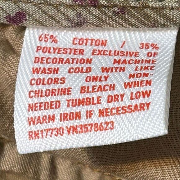 NWT Mossimo Supply Co. Pants Womens Size 9 Brown Low Rise Relaxed Corduroy Cargo - Picture 8 of 9